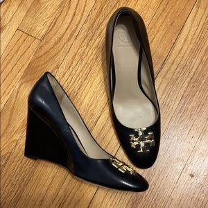 Tory Burch Black Wedge